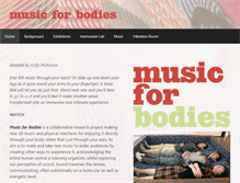 Tablet Screenshot of musicforbodies.net